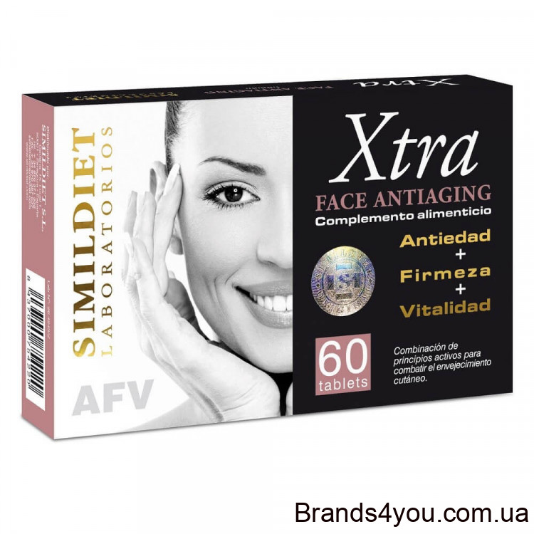 Антивозрастное средство SIMILDIET LABORATORIOS XTRA FACE ANTIAGING TABLETS, 60 шт