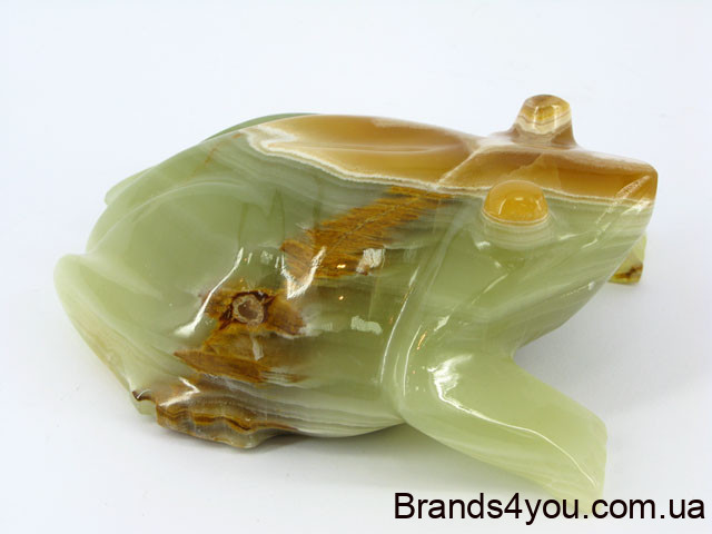 фигурка лягушки из натурального камня
