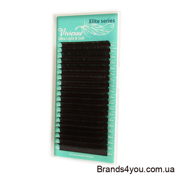 Ресницы Ultra Dark Chocolate изгиб C, D, L+, L
